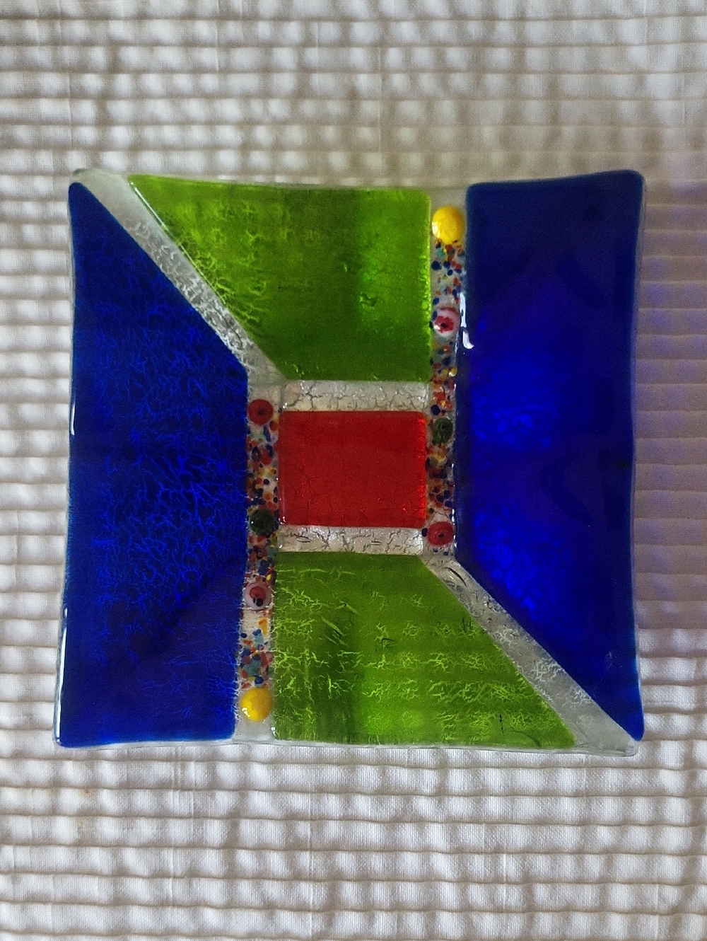 Italian Glass Decorative Dish